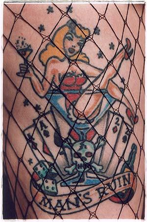 Michelle's 'Man's Ruin' Tattoo, Scunthorpe 2006