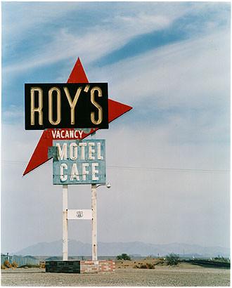 Roy's Motel Sign, Amboy, California 2002