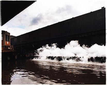 Quench Tank 2 - Packs entering tank, Bloom&Billet Mill, Scunthorpe 2007