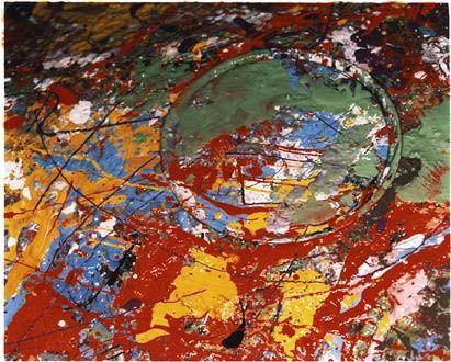 Paint pot lid, Bloom&Billet Mill, Scunthorpe 2007