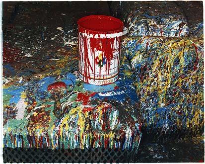 Paint pot on Guarding, Bloom&Billet Mill, Scunthorpe 2007