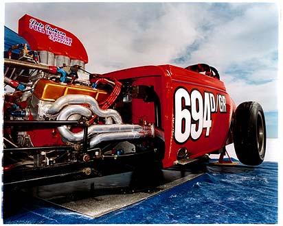 Frank Salzberg's Gas Roadster, Bonneville, Utah 2003