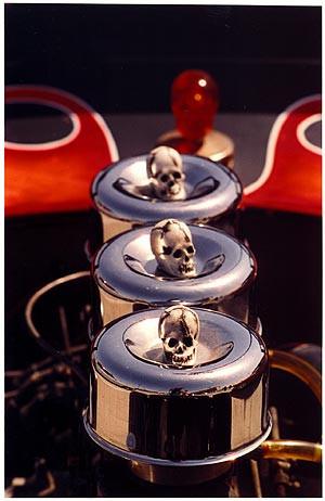 Air intake with Skulls, Las Vegas 2000