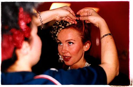 Sophie and Kelly backstage, 
