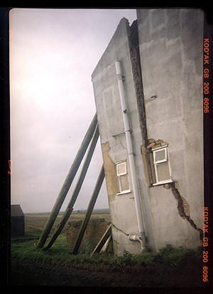Subsidence, Ten Mile Bank, Cambridgeshire 1993