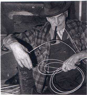 Oliver Meek II - Basket maker, Swaffham, Norfolk 1986