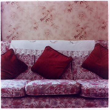 Couch & Cushions, Post War Prefab, Wisbech 1993